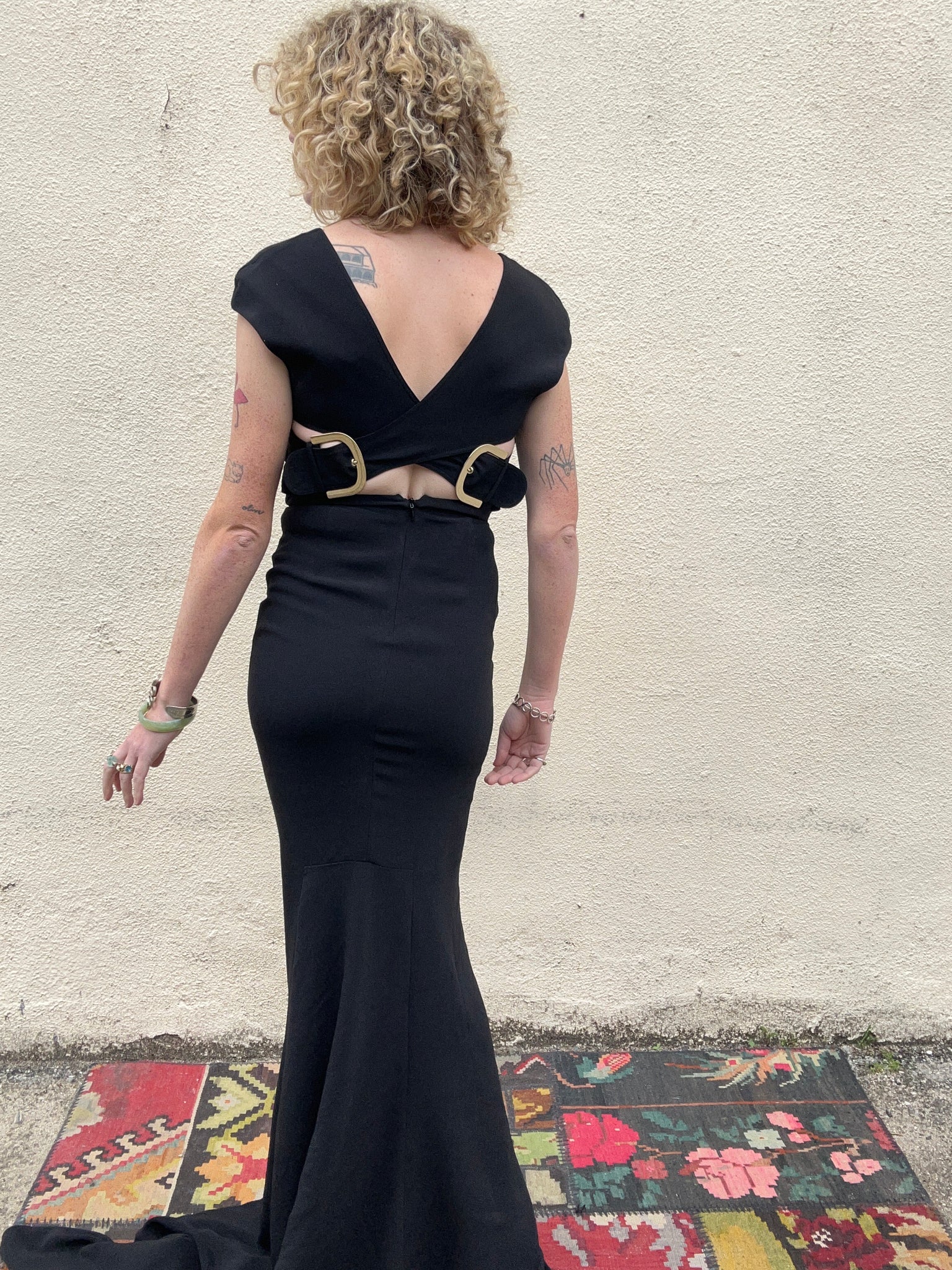 Black Mermaid Evening Dresses Illusion Long Sleeve Beaded Modest Prom Gowns  with Gold Belt Formal Dress 2022 Vestidos De Fiesta - AliExpress
